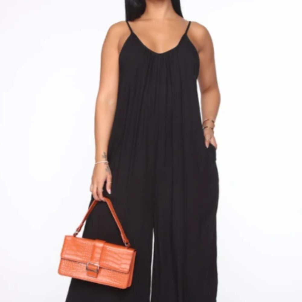 Fashion Nova Strolls Down The Park Jumpsuit - S
